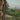 Antique European Landscape Painting – Countryside Village Scene in Gold Frame